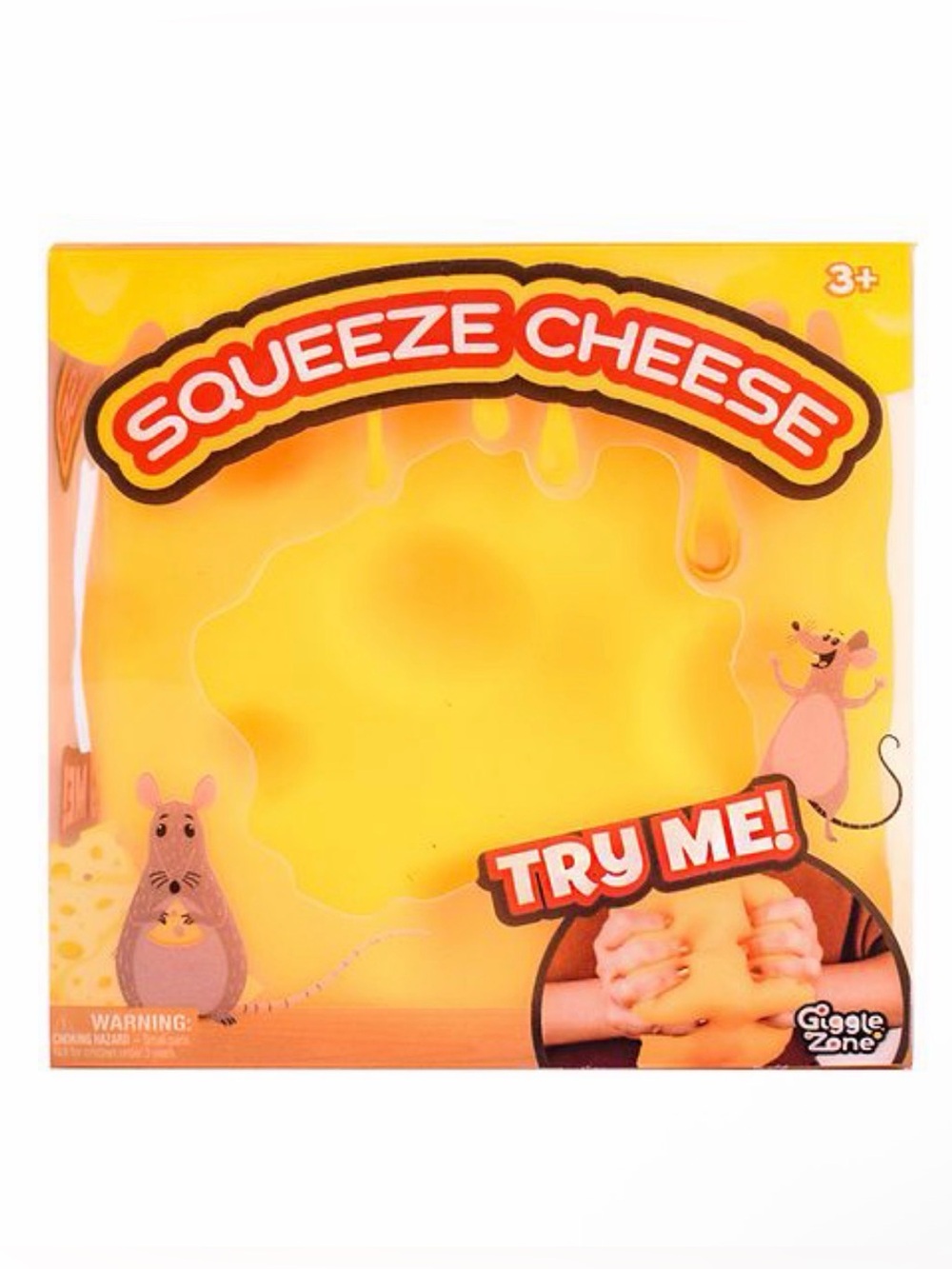 Cheese Block Squishy Squeezy TikTok Viral Sunny Days Sensory Toy, New In Box
